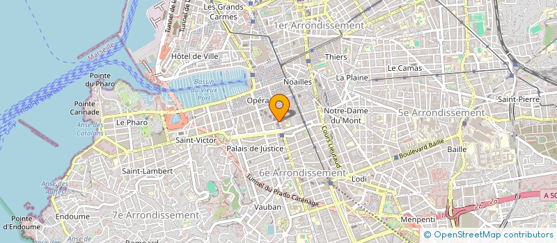 localisation de l'entreprise BAROUR à MARSEILLE
