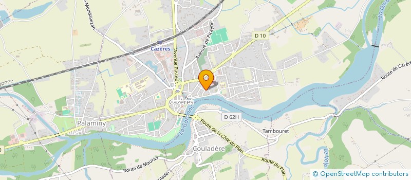 localisation de l'entreprise BAROUSSE CONSTRUCTION  CAZERES