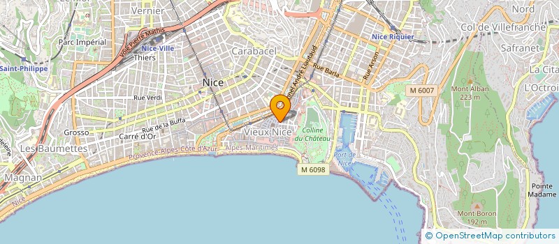 localisation de l'entreprise BARPALI ESTATE à NICE