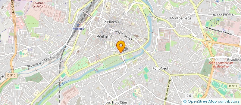 localisation de l'entreprise BARPER  POITIERS