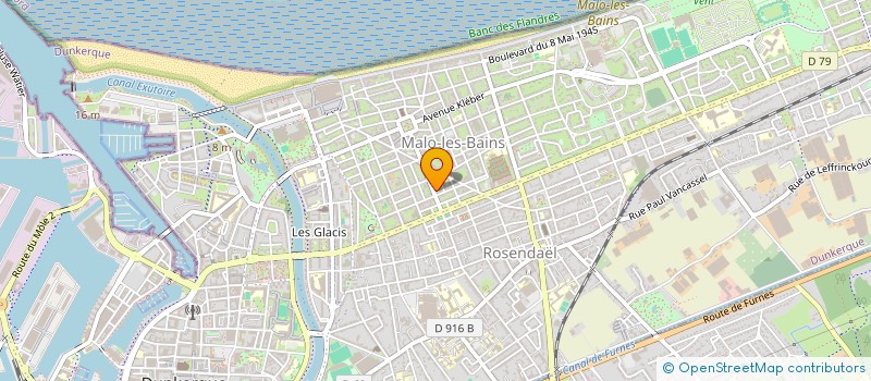 localisation de l'entreprise BARPORT à DUNKERQUE