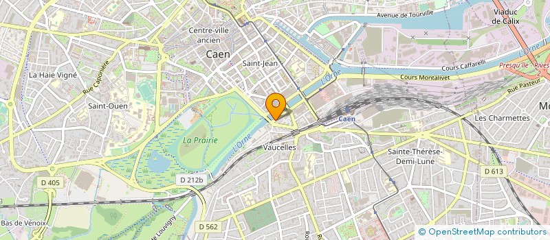 localisation de l'entreprise BARQI IMMOBILIER à CAEN