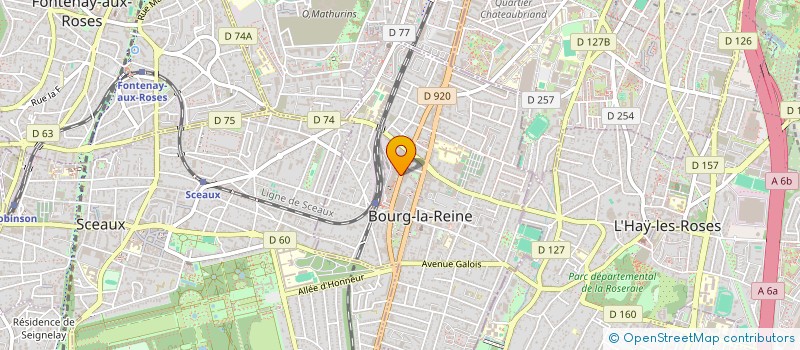 localisation de l'entreprise BARQUEIRO à BOURG-LA-REINE