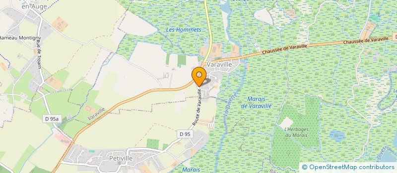 localisation de l'entreprise BARQUERET à VARAVILLE