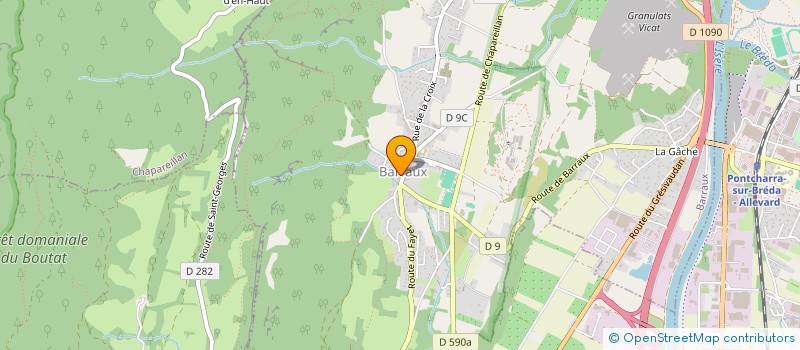 localisation de l'entreprise BARR'O TRAIL  BARRAUX