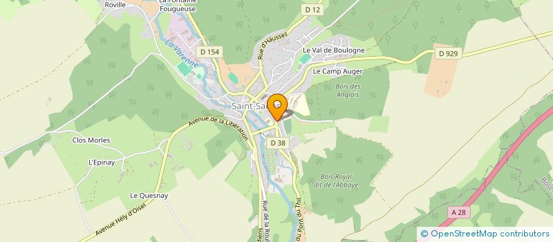 localisation de l'entreprise BARRA  SAINT-SAENS