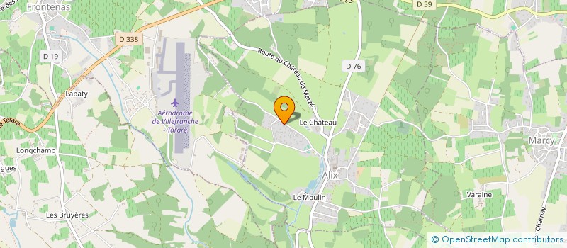 localisation de l'entreprise BARRA  ALIX