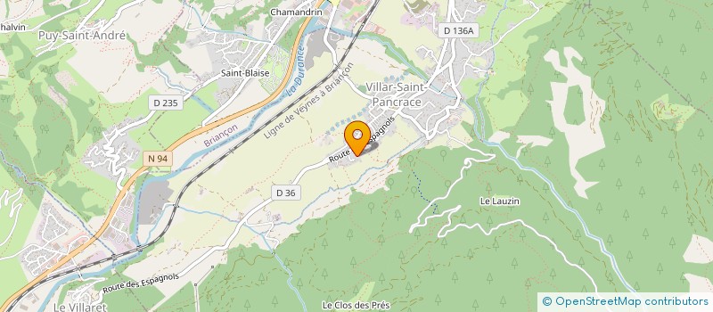 localisation de l'entreprise BARRACAN  VILLAR-SAINT-PANCRACE