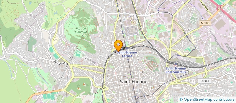 localisation de l'entreprise BARRACHIN  SAINT-ETIENNE