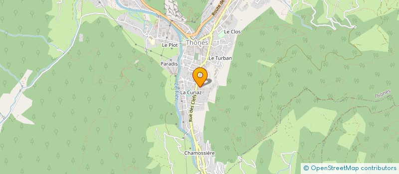 localisation de l'entreprise BARRACHIN B.T.P. à THONES