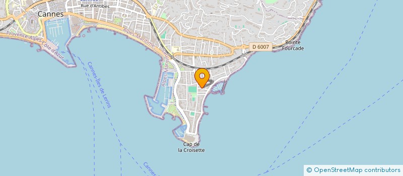 localisation de l'entreprise BARRACUDA à CANNES