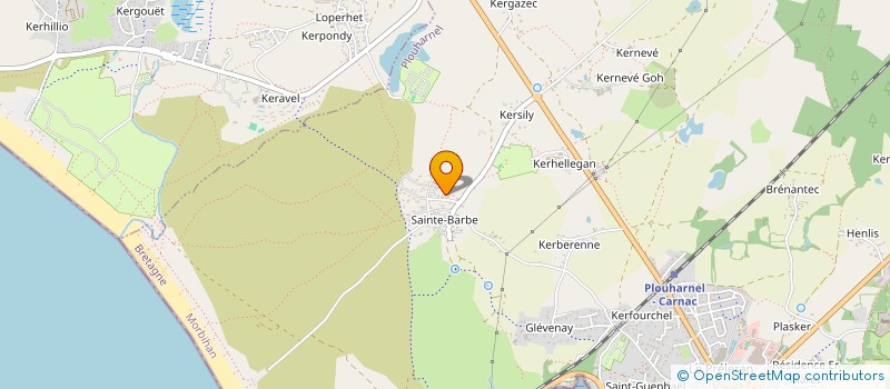 localisation de l'entreprise BARRACUDA  PLOUHARNEL