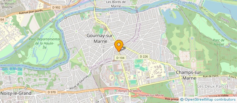 localisation de l'entreprise BARRAEG à GOURNAY-SUR-MARNE