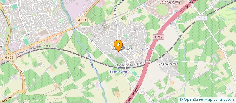 localisation de l'entreprise BARRAIE à SAINT-AUNES