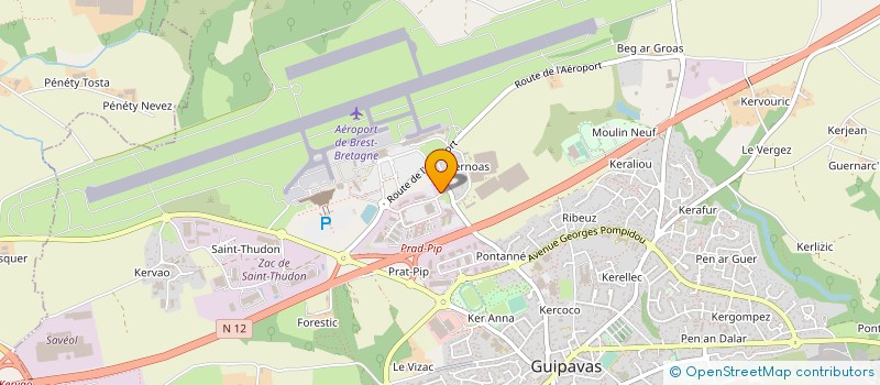 localisation de l'entreprise BARRAINE AMENAGEMENT à GUIPAVAS