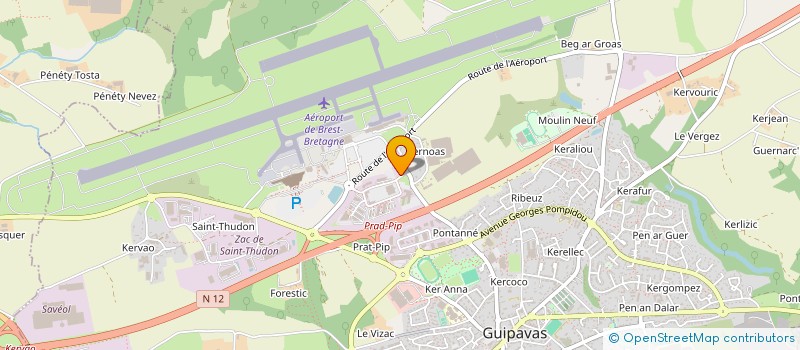 localisation de l'entreprise BARRAINE ECONOMIE INGENIERIE à GUIPAVAS