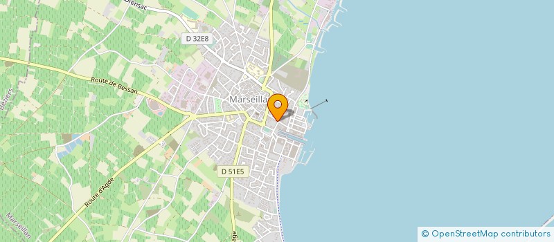 localisation de l'entreprise BARRAL D'ESTEVE GFA à MARSEILLAN