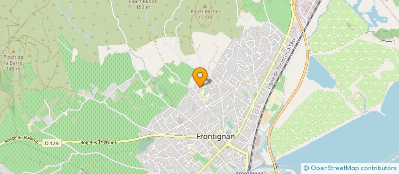localisation de l'entreprise BARRAL ENERGIE + à FRONTIGNAN
