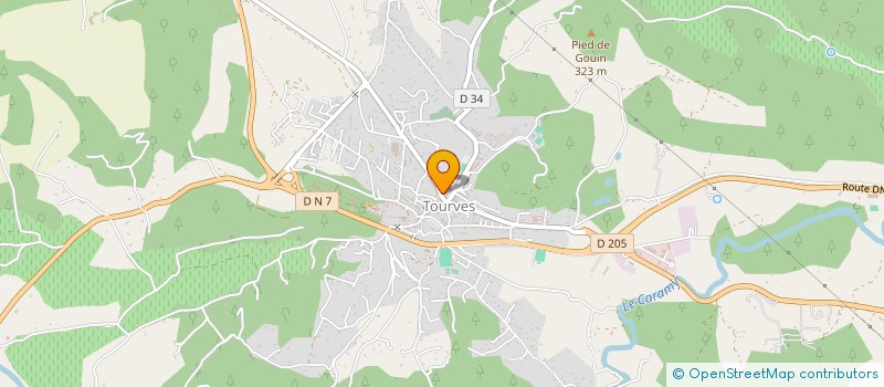 localisation de l'entreprise BARRAL ET CHOLLET  TOURVES