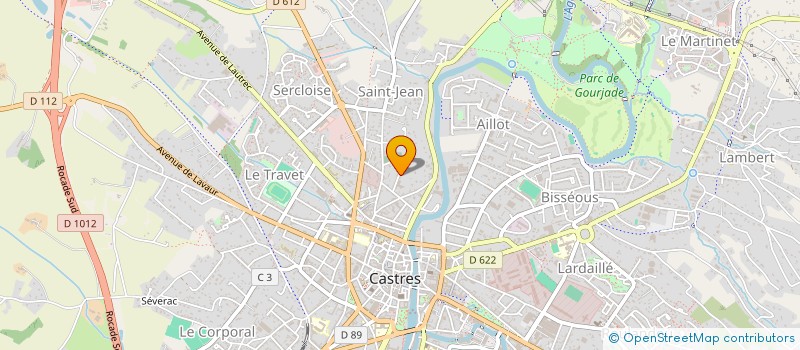 localisation de l'entreprise BARRAL IMMO  CASTRES