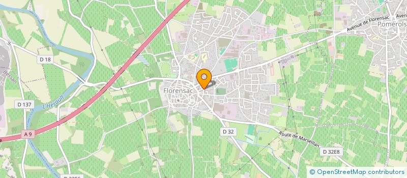 localisation de l'entreprise BARRAL INDIVISION à FLORENSAC
