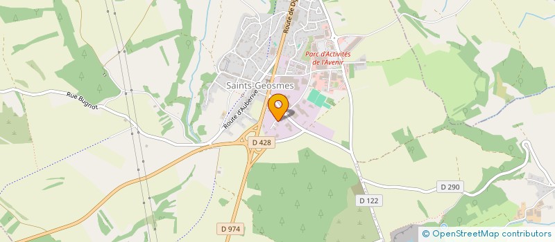 localisation de l'entreprise BARRAL SYLVAIN à SAINTS-GEOSMES