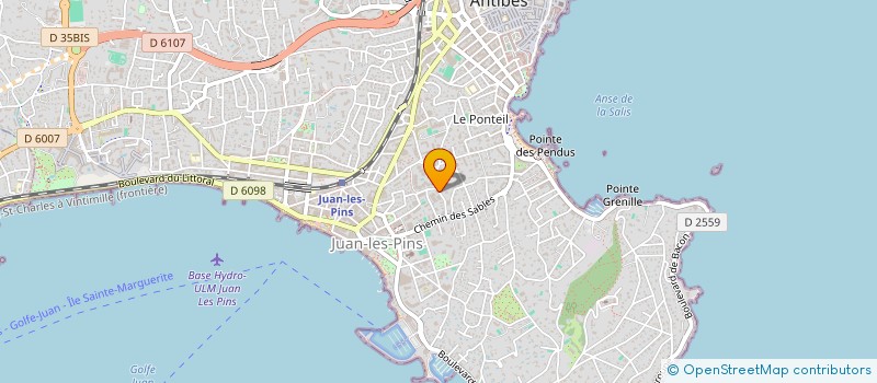 localisation de l'entreprise BARRALIS RIVIERA  ANTIBES