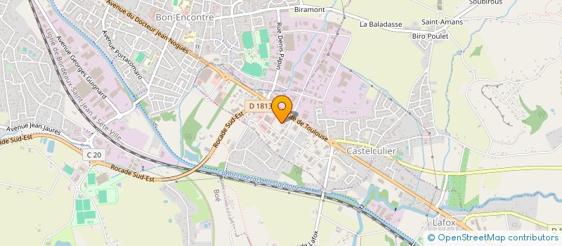 localisation de l'entreprise BARRAN INVEST  CASTELCULIER