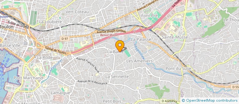 localisation de l'entreprise BARRANCO & CO  TOULON