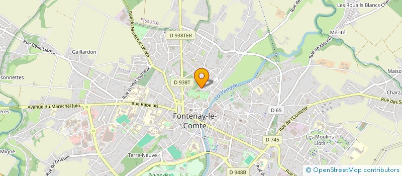 localisation de l'entreprise BARRANGER JEAN-MICHEL CHARPENTIER SYLVIE à FONTENAY-LE-COMTE