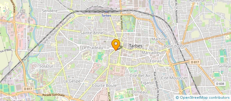 localisation de l'entreprise BARRAQUE GROUPE  TARBES