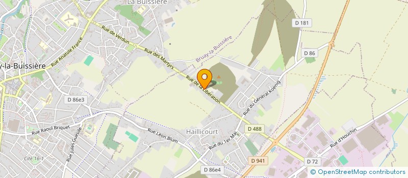 localisation de l'entreprise BARRAS IMMO  HAILLICOURT