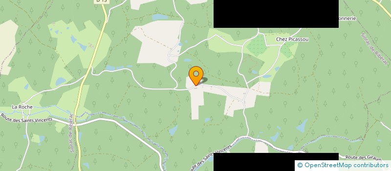 localisation de l'entreprise BARRAT  SIORAC-DE-RIBERAC