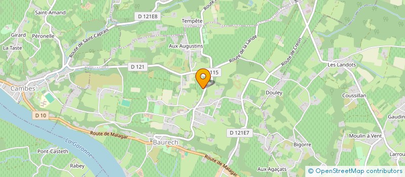 localisation de l'entreprise BARRAT A CLAOU  BAURECH