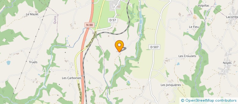 localisation de l'entreprise BARRAU ALAIN ET CHRISTIANE  MOYRAZES