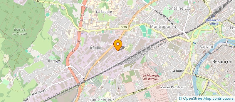 localisation de l'entreprise BARRAU NETTOYAGE ENTREPRISE  BESANCON