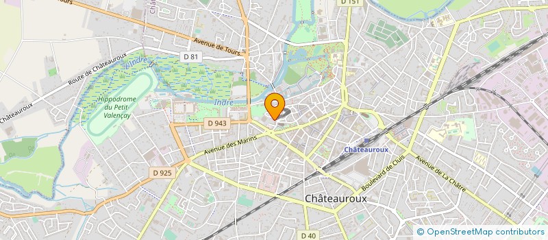 localisation de l'entreprise BARRAUD BRUNO à CHATEAUROUX