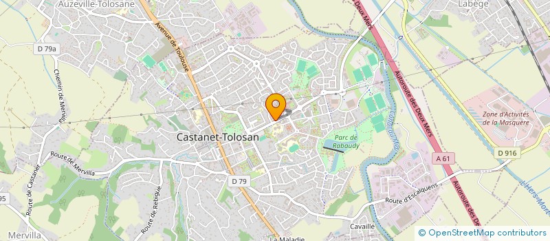 localisation de l'entreprise BARRAUD DUPUY à CASTANET-TOLOSAN