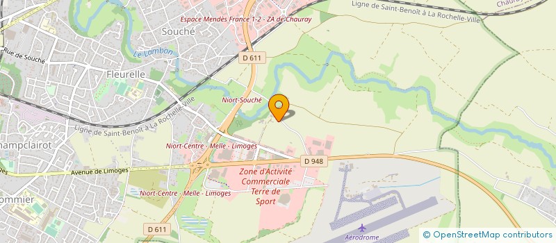 localisation de l'entreprise BARRAULT à NIORT