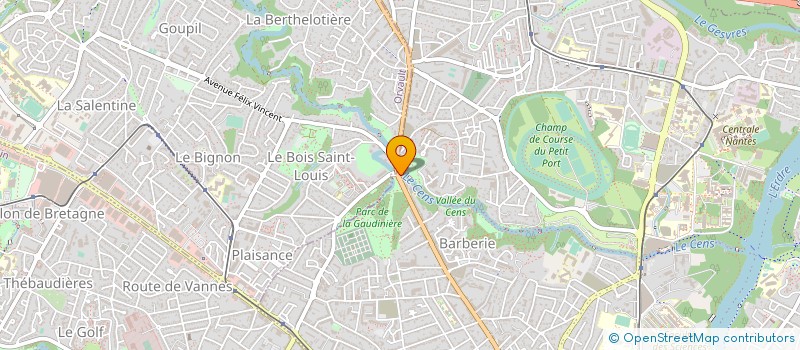 localisation de l'entreprise BARRAULT & CIE à NANTES
