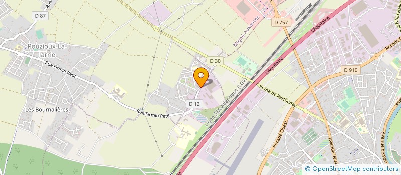 localisation de l'entreprise BARRAULT DEPANNAGE POITIERS  BIARD