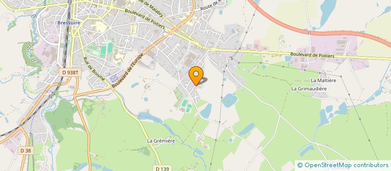 localisation de l'entreprise BARRAULT INVESTISSEMENT  BRESSUIRE