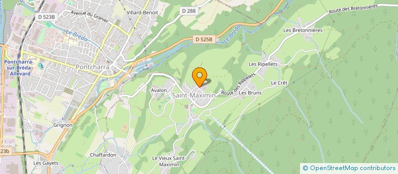 localisation de l'entreprise BARRAUX - PETANQUE  SAINT-MAXIMIN