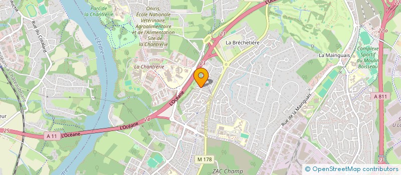 localisation de l'entreprise BARRAVEL à NANTES