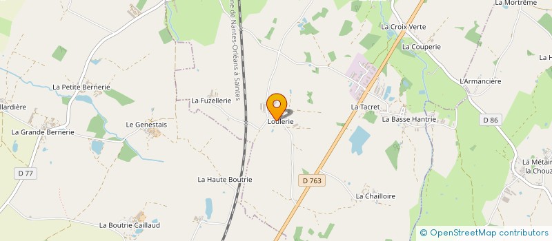 localisation de l'entreprise BARRE  CUGAND-LA-BERNARDIERE