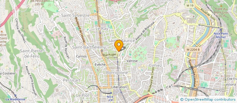 localisation de l'entreprise BARRE à NICE
