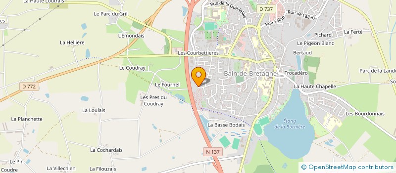 localisation de l'entreprise BARRE CHAGOURIN DORCHIES à BAIN-DE-BRETAGNE