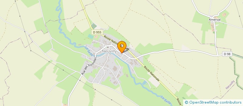 localisation de l'entreprise BARRE CHAUFFAGE EURL à NEUVILLY