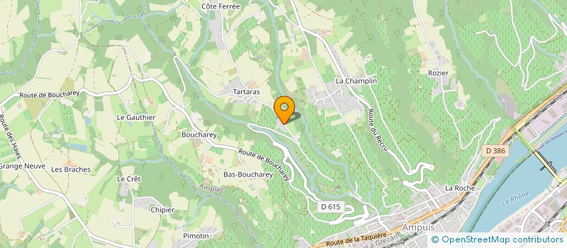 localisation de l'entreprise BARRE CONSEILS  AMPUIS