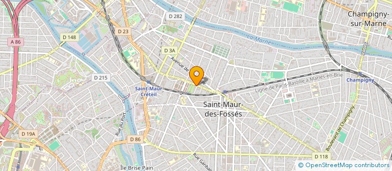 localisation de l'entreprise BARRE CONSULTING à SAINT-MAUR-DES-FOSSES